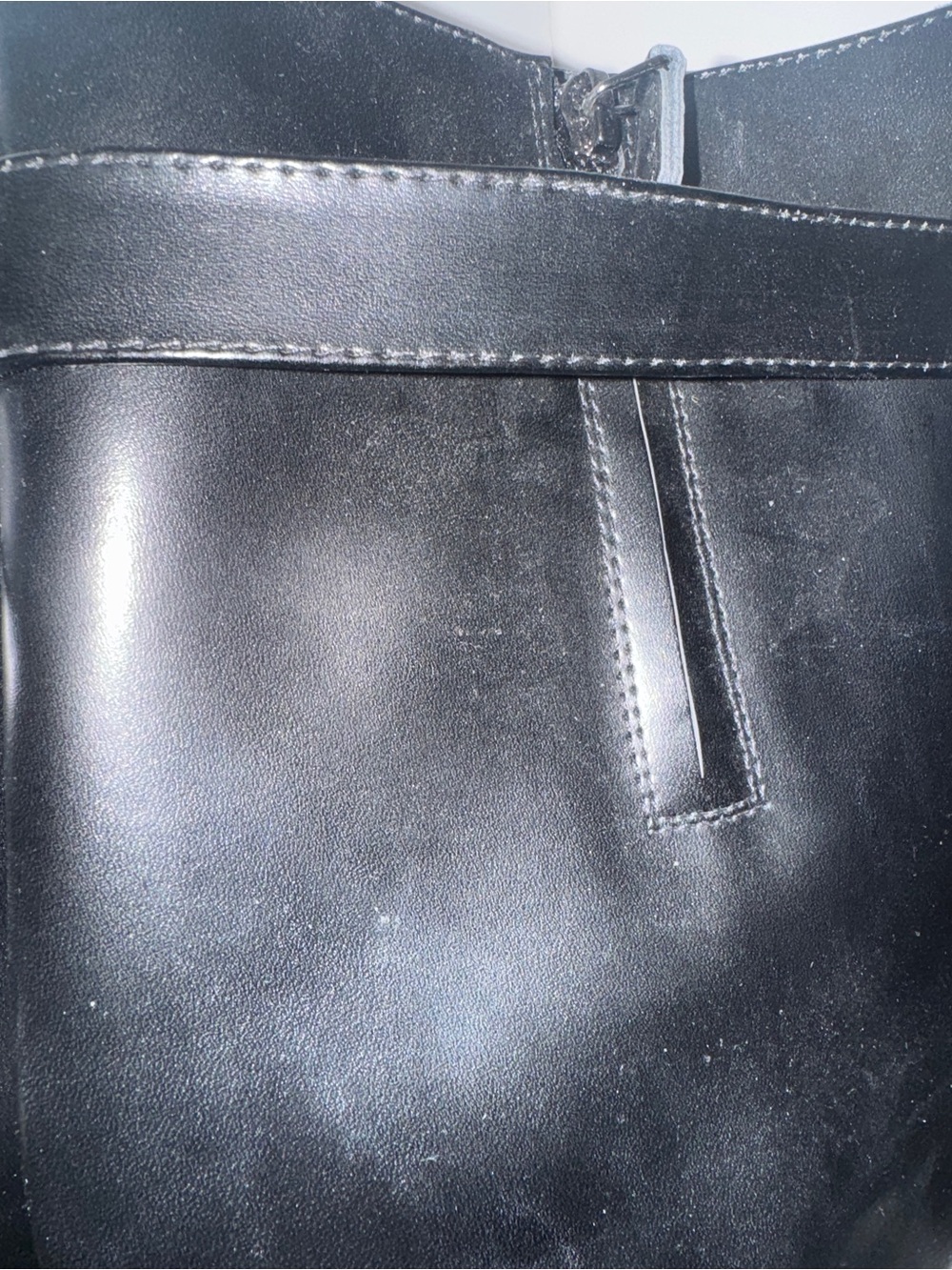 Women’s  Black faux Leather booties  - Classic